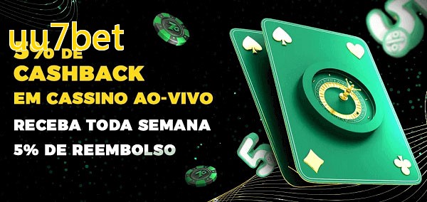 Promoções do cassino ao Vivo uu7bet